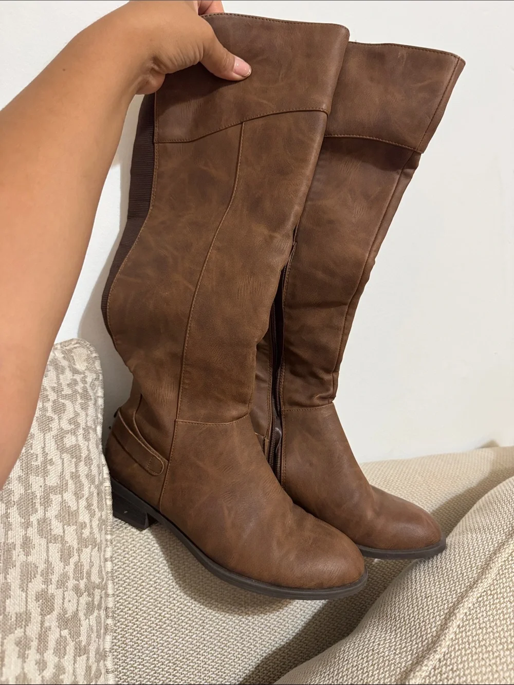 Steve Madden Chestnut Over-the-Knee Riding Boots